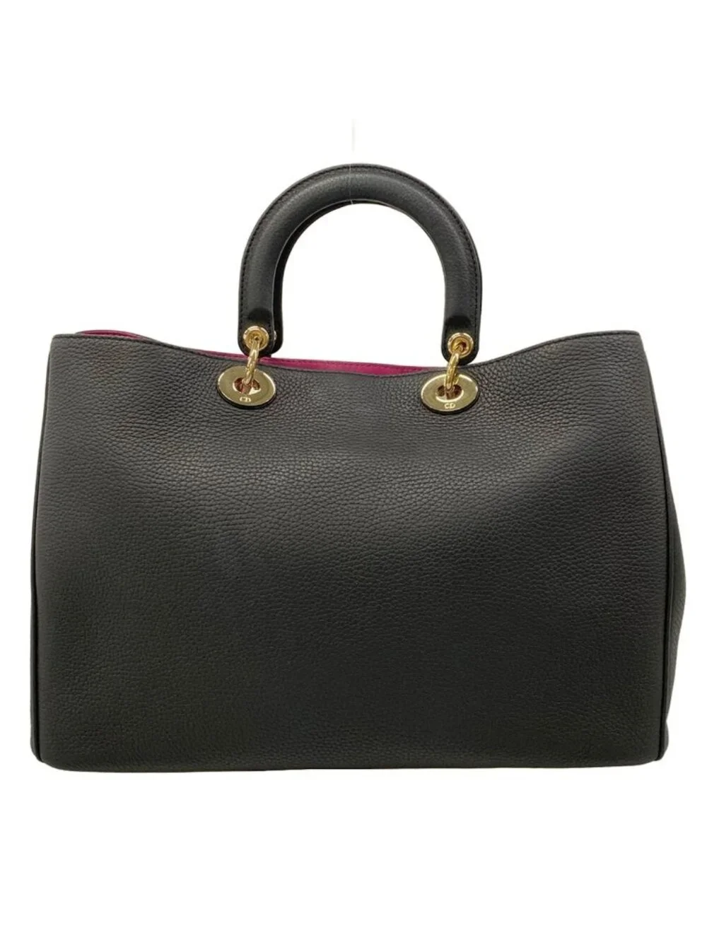 Dior Tote Diorissimo Black Leather